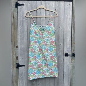 Y2K Floral Mini Dress Size Small